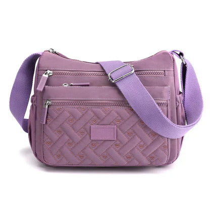 Textured Crossbody Shoulder Bag | Lightweight Casual Sling Purse | Everyday Hands-Free Style