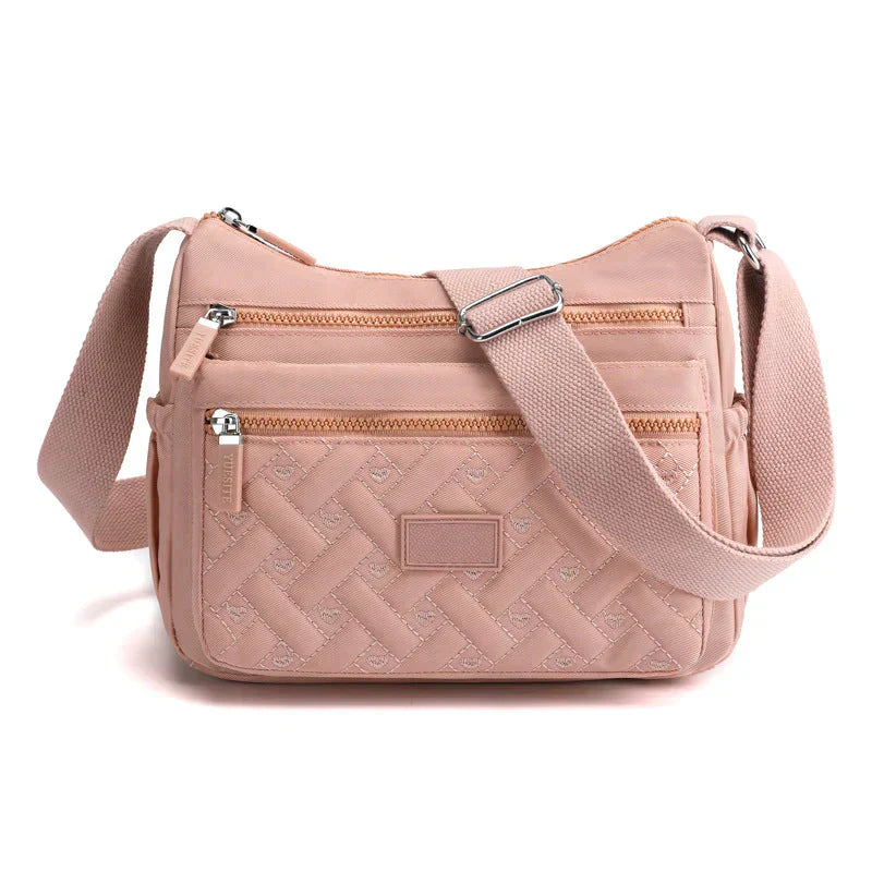 Textured Crossbody Shoulder Bag | Lightweight Casual Sling Purse | Everyday Hands-Free Style