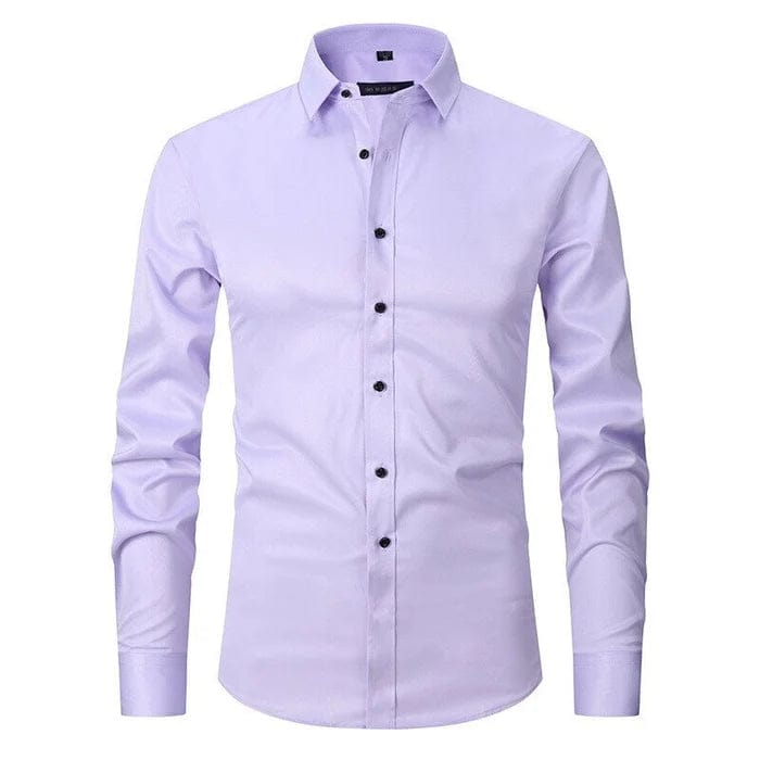 Men’s Slim-Fit Button-Down Shirt | Stretch Cotton | Casual-Dress Essential