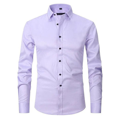 Men’s Slim-Fit Button-Down Shirt | Stretch Cotton | Casual-Dress Essential