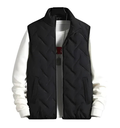 Men’s Quilted Vest | Lightweight Layer | Sleeveless Zip Jacket