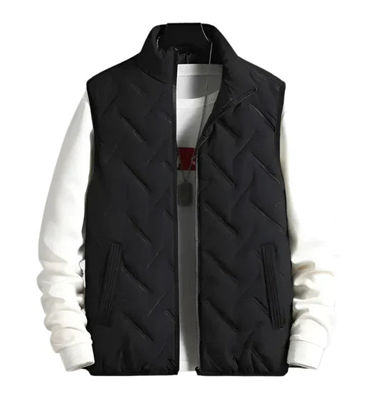 Men’s Quilted Vest | Lightweight Layer | Sleeveless Zip Jacket