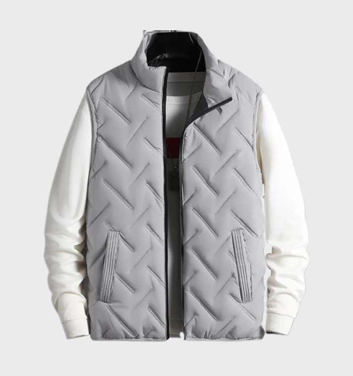 Men’s Quilted Vest | Lightweight Layer | Sleeveless Zip Jacket