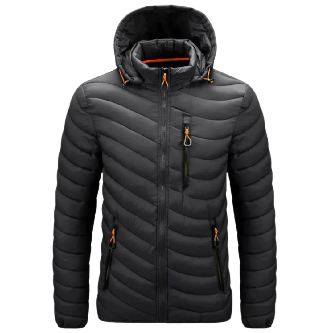 Lightweight Puffer Jacket | Hooded Design & Water-Resistant Shell | Fall Layer