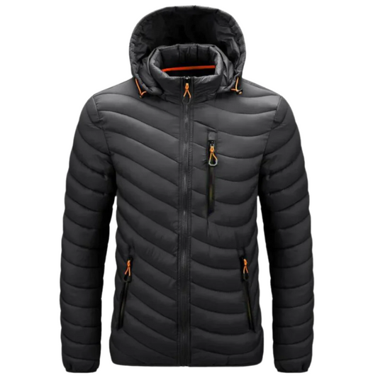 Lightweight Puffer Jacket | Hooded Design & Water-Resistant Shell | Fall Layer
