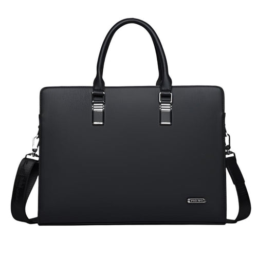 Men’s Leather Laptop Briefcase | Structured Work Bag | Professional Office Carry