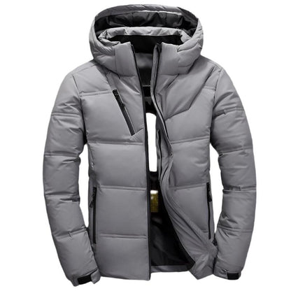 Men's Hooded Winter Puffer Jacket | Windproof Shell | Thermal Insulation