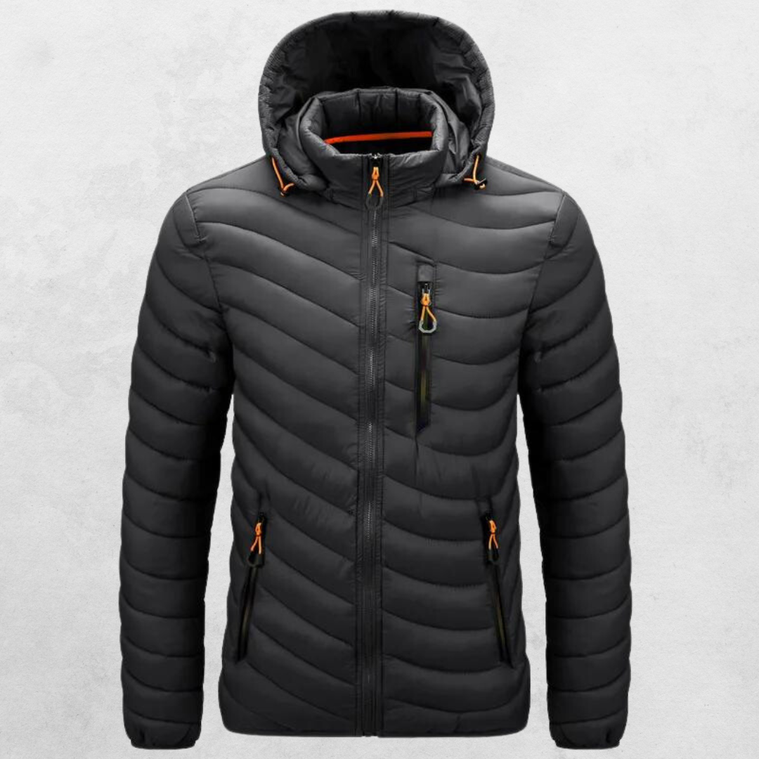 Lightweight Puffer Jacket | Hooded Design & Water-Resistant Shell | Fall Layer