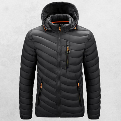 Lightweight Puffer Jacket | Hooded Design & Water-Resistant Shell | Fall Layer