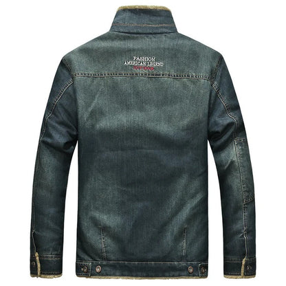 Sherpa-Lined Denim Jacket | Classic Fit | Warm Fall Outerwear