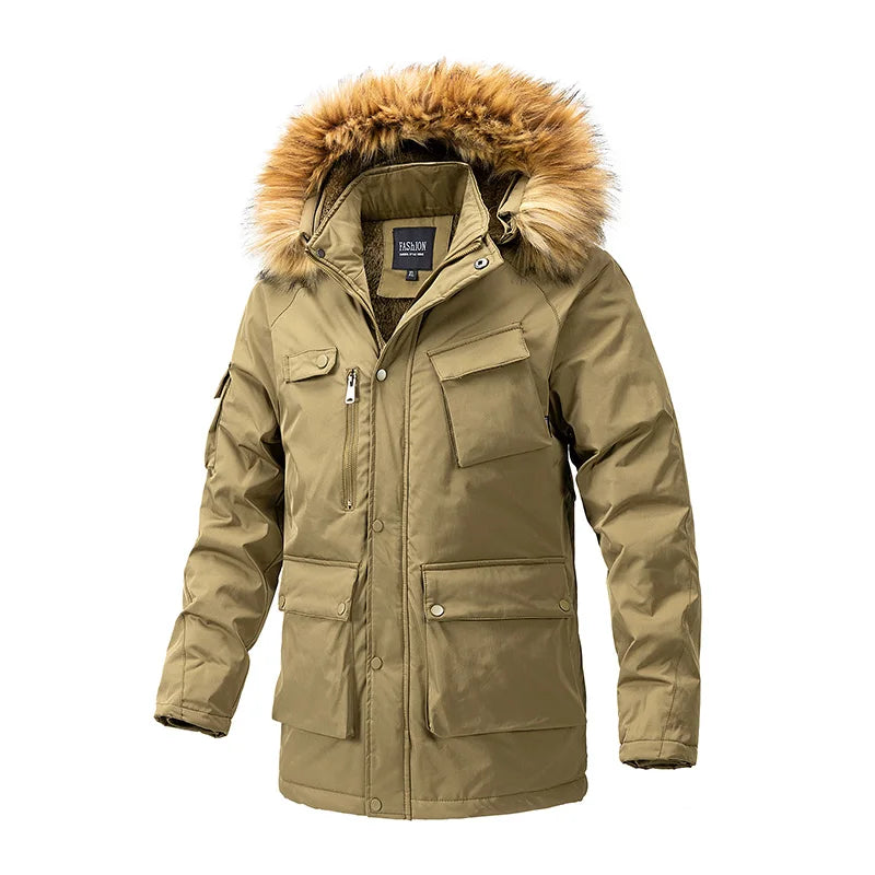 Men’s Winter Parka | Faux Fur Hood | Waterproof & Insulated Outerwear