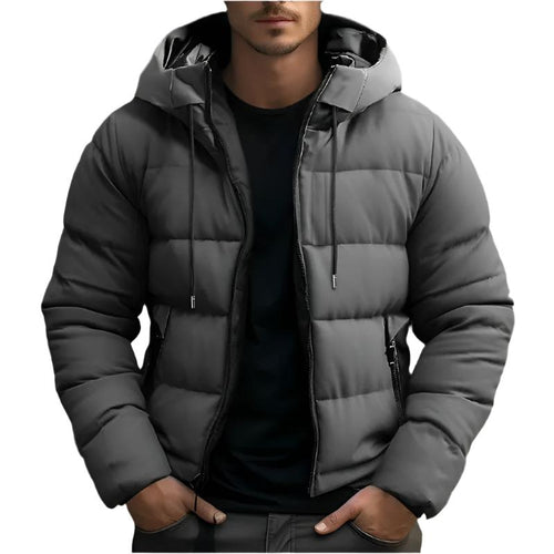 Men’s Hooded Puffer Jacket | Insulated Winter Outerwear