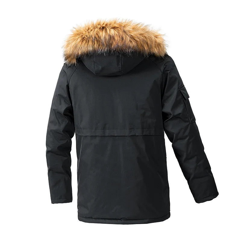 Men’s Winter Parka | Faux Fur Hood | Waterproof & Insulated Outerwear