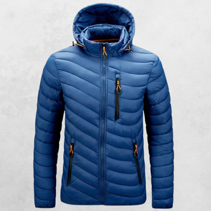 Lightweight Puffer Jacket | Hooded Design & Water-Resistant Shell | Fall Layer