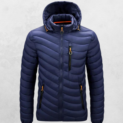 Lightweight Puffer Jacket | Hooded Design & Water-Resistant Shell | Fall Layer