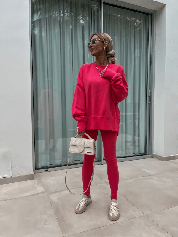 Oversized Lounge Set | Ultra-Soft Sweatshirt and Stretch Leggings