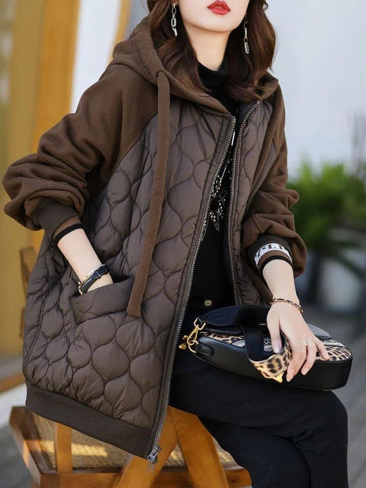 Quilted Hooded Jacket | Warm and Stylish | Oversized Fit | Casual Outerwear