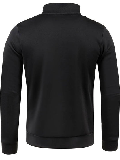 Men’s Zip-Up Knit Track Jacket | Lightweight Layer | Sport-Casual Fit