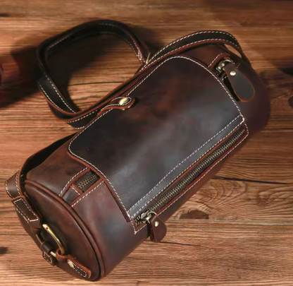 Vintage Leather Toiletry Bag | Men’s Travel Dopp Kit Canada
