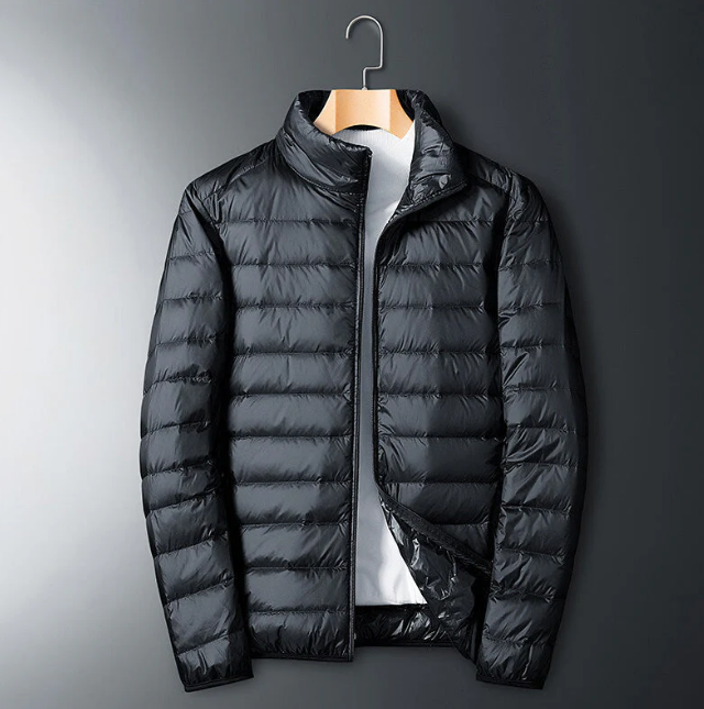Men's Lightweight Puffer Jacket | Packable Insulated Outerwear | Transitional Fall Layer