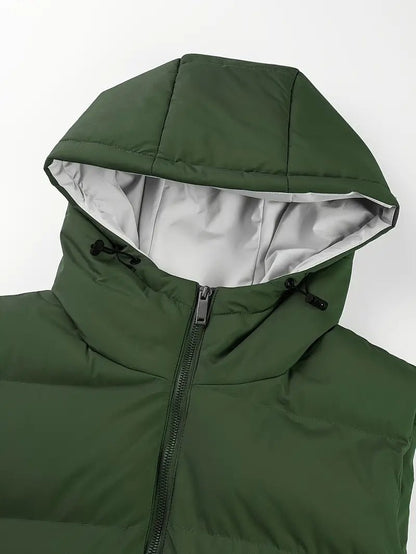 Men's Hooded Puffer Vest | Lightweight Insulation | Outdoor Layering Essential