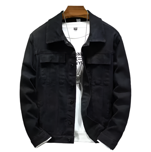 Men's Utility Overshirt Jacket | Structured Cotton Twill Layer