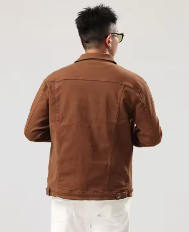 Men's Utility Overshirt Jacket | Structured Cotton Twill Layer