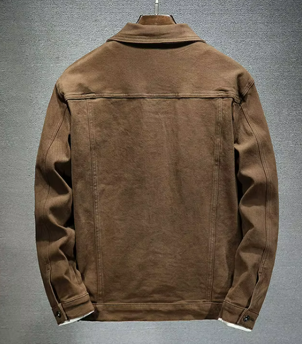 Men's Utility Overshirt Jacket | Structured Cotton Twill Layer