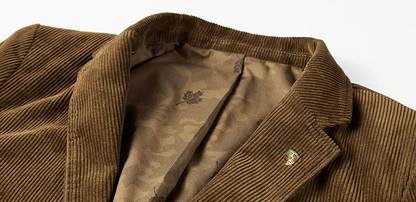 Men’s Corduroy Blazer with Lining | Textured Casual Jacket | Fall Office or Weekend Layer