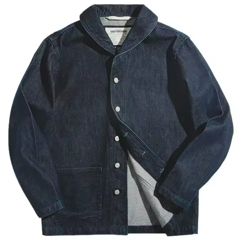 Men’s Denim Workwear Jacket | Classic Button-Up Layer for Everyday Casual
