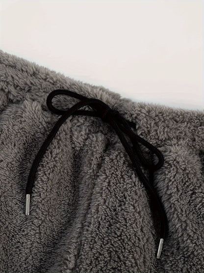 Men's Fleece Loungewear Set | Plush Hoodie & Joggers | Winter Indoor Comfortwear