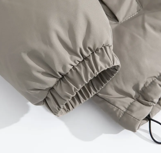 Heavyweight Down-Style Puffer | Windproof Shell & High Neck | Winter-Ready Jacket
