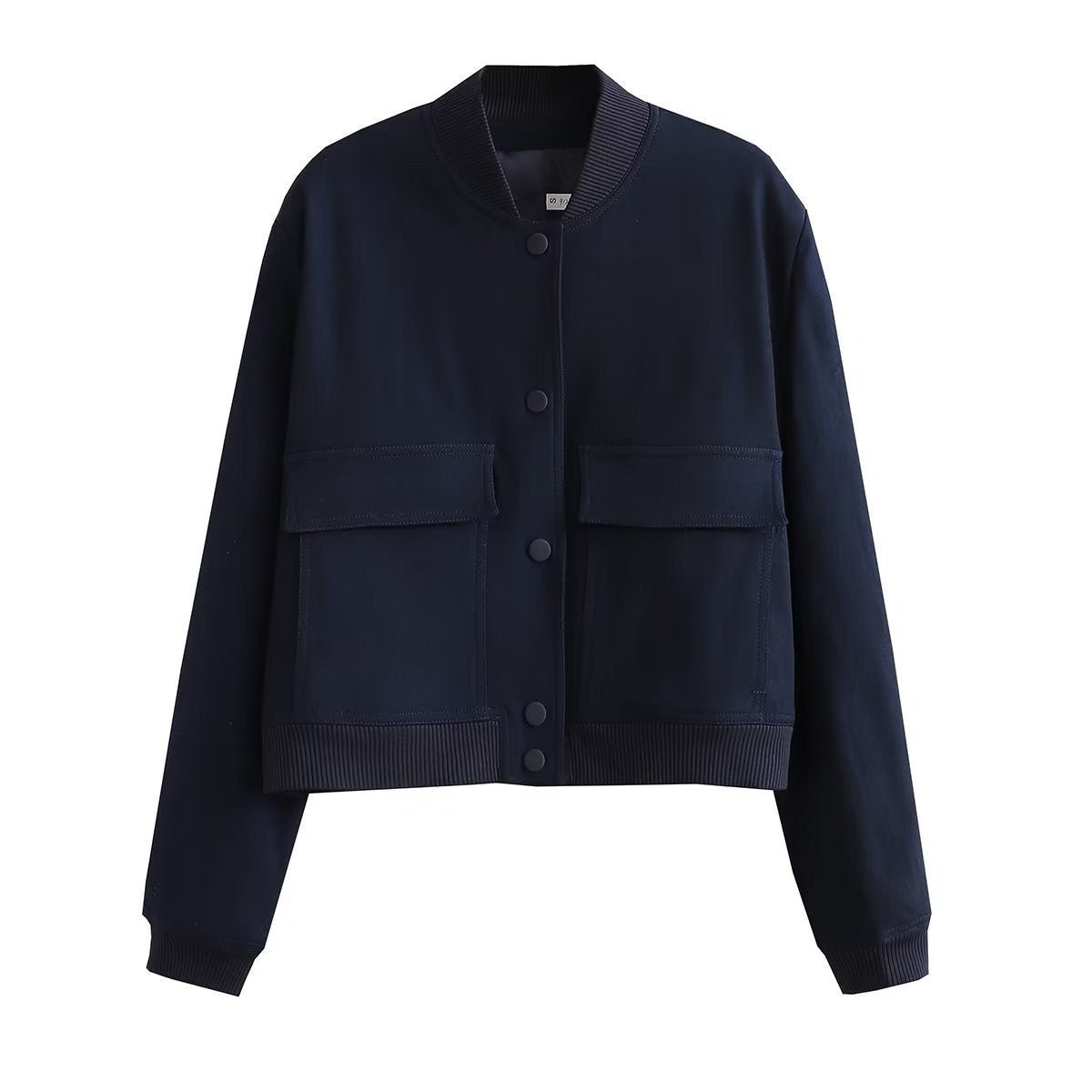 Cropped Bomber Jacket | Minimalist Design | Lightweight Layer | Streetwear Essential