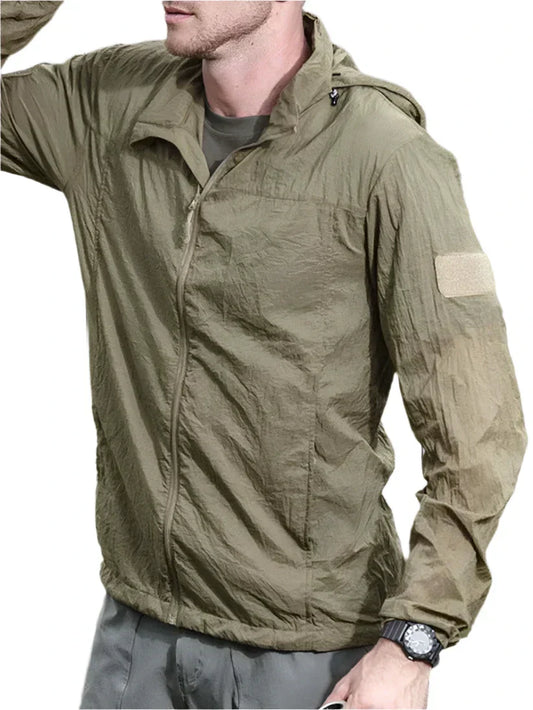 Lightweight Windbreaker Jacket | Packable Shell | Water-Resistant Outdoor Layer