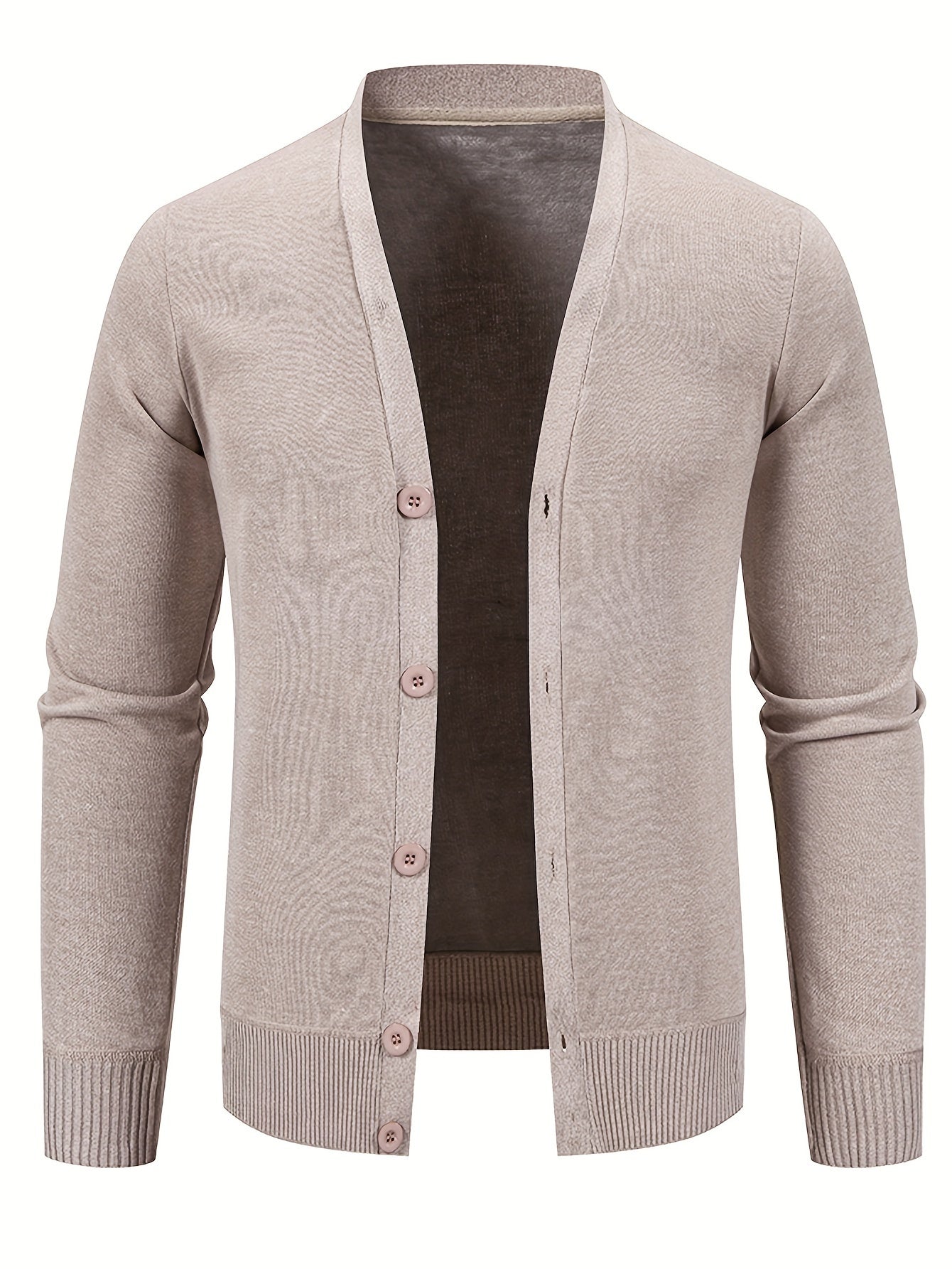 Men's Button-Up Knit Cardigan | Lightweight Layer | Classic V-Neck Sweater