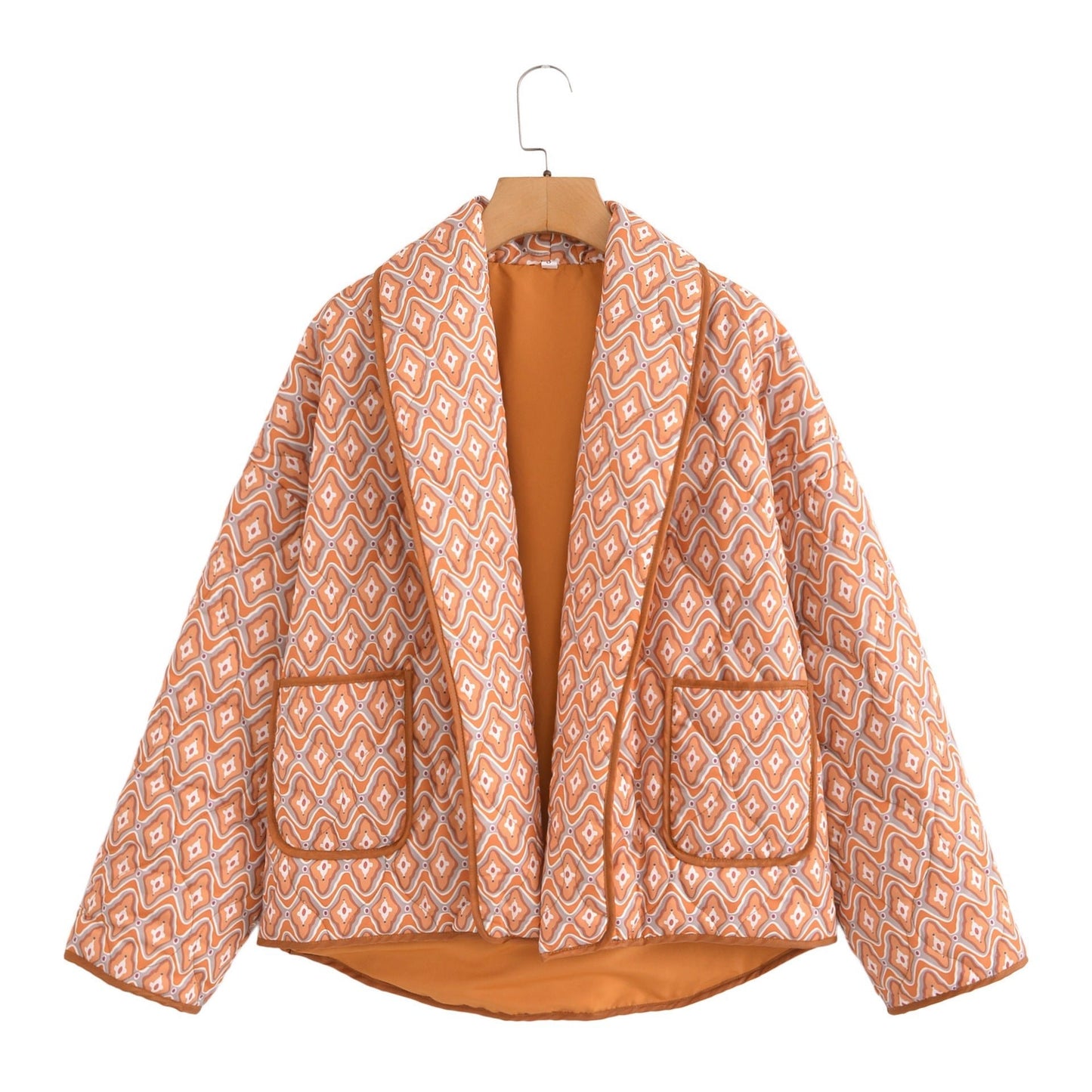 Printed Quilted Jacket | Lightweight Boho Style | Relaxed Fit | Versatile Layer