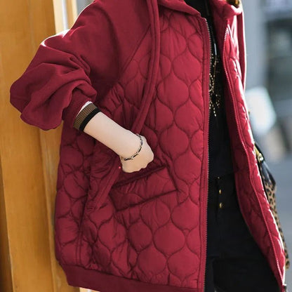 Quilted Hooded Jacket | Warm and Stylish | Oversized Fit | Casual Outerwear