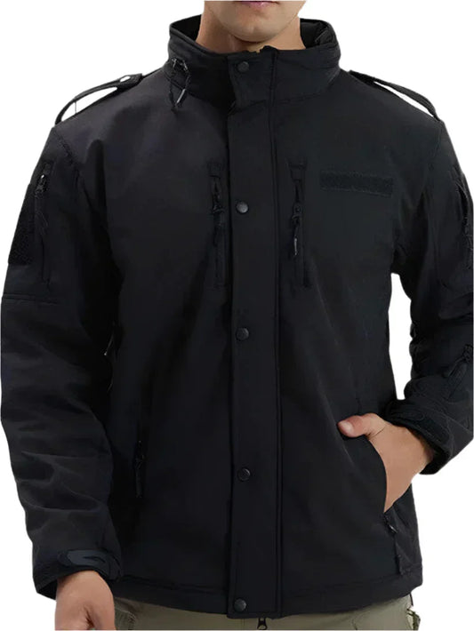 Men’s Waterproof Softshell Jacket | Zippered Pockets | Lightweight Outerwear