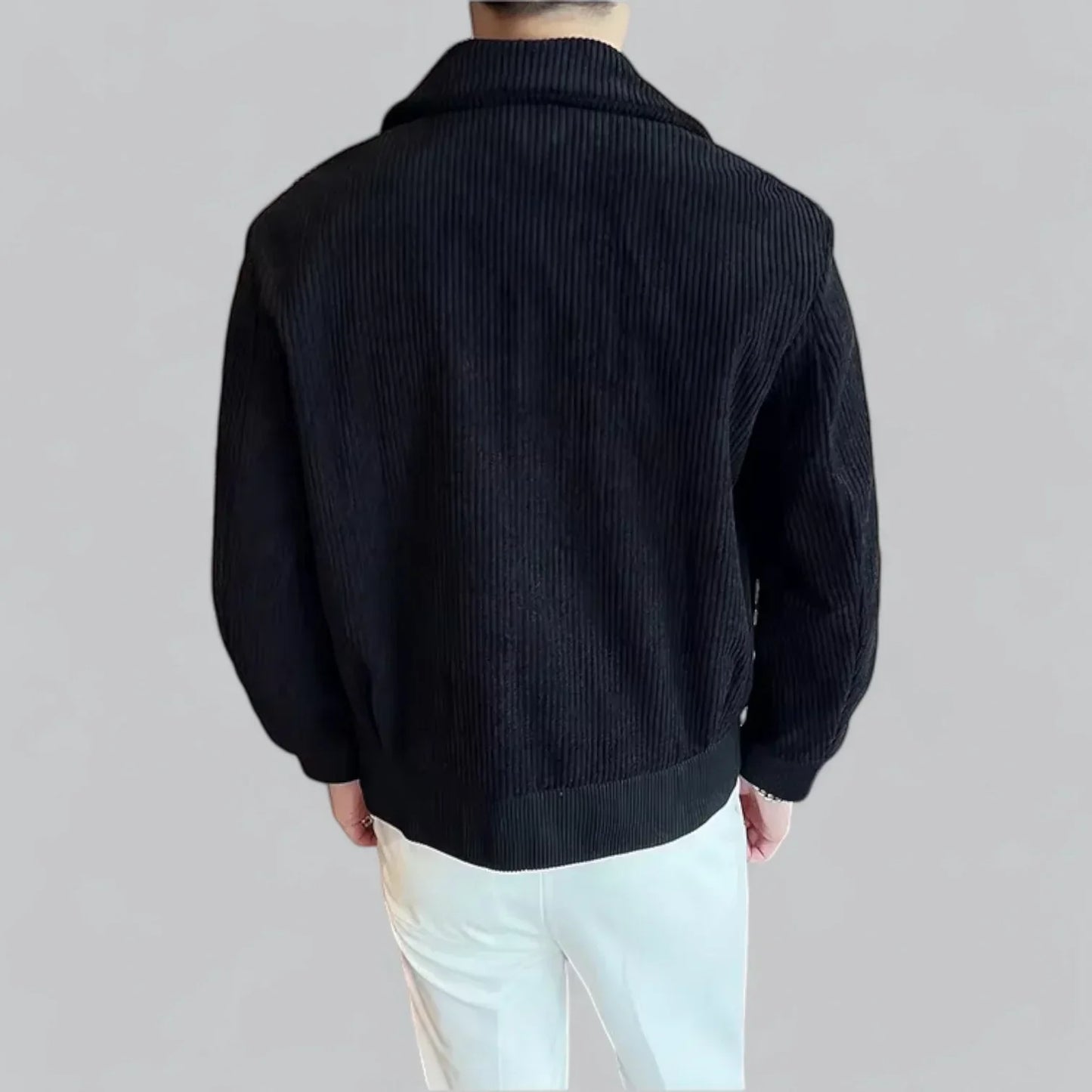 Men’s Corduroy Overshirt Jacket | Soft Texture | Utility Pockets | Fall Layer