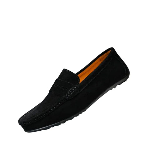 Men’s Classic Suede Loafers | Slip-On Driving Shoes | Lightweight Comfort Sole