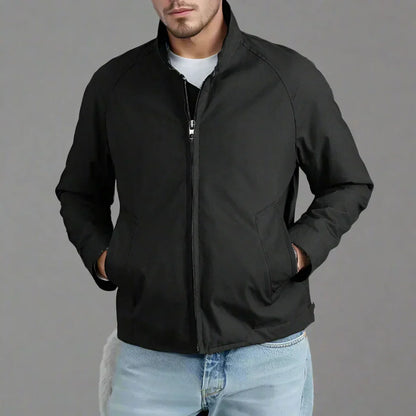 Men’s Lightweight Bomber Jacket | Minimalist Windbreaker | Casual Transitional Outerwear