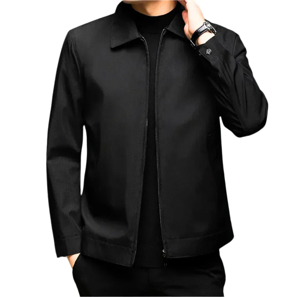 Men’s Minimalist Zip Jacket | Lightweight Outerwear | Casual Modern Fit