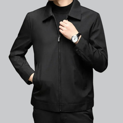 Men’s Minimalist Zip Jacket | Lightweight Outerwear | Casual Modern Fit