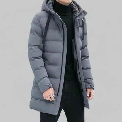 Men's Long Puffer Parka | Windproof & Insulated | Winter Outerwear Canada