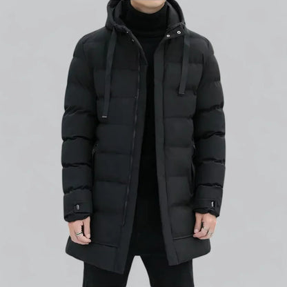 Men's Long Puffer Parka | Windproof & Insulated | Winter Outerwear Canada