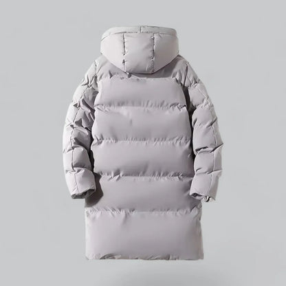 Men’s Long Puffer Parka | Insulated Hooded Winter Coat for Cold Weather