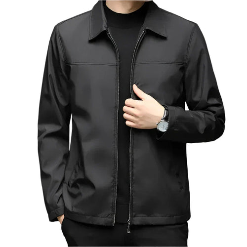 Men’s Softshell Jacket | Wind-Resistant Urban Layer | Clean Collared Design