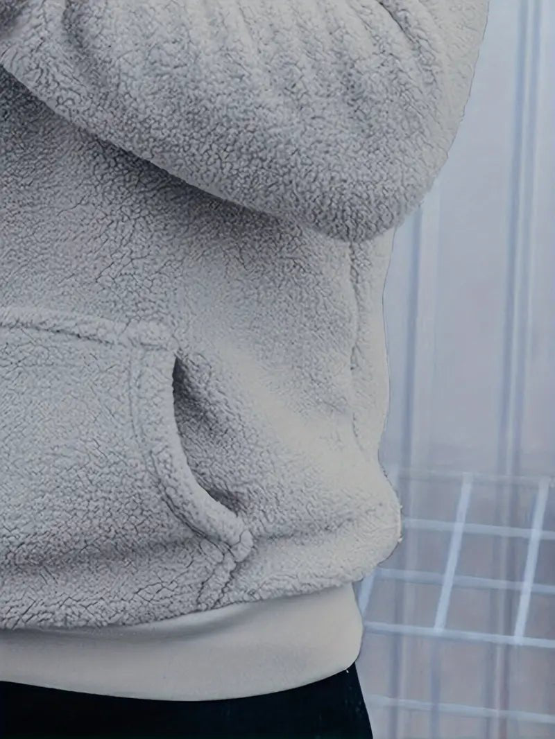 Plush Sherpa Hoodie | Ultra-Soft Comfort | Warmth for Cold Weather | Relaxed Fit