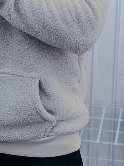 Plush Sherpa Hoodie | Ultra-Soft Comfort | Warmth for Cold Weather | Relaxed Fit
