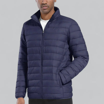 Men’s Lightweight Puffer Jacket | Packable Design | Quilted Insulation